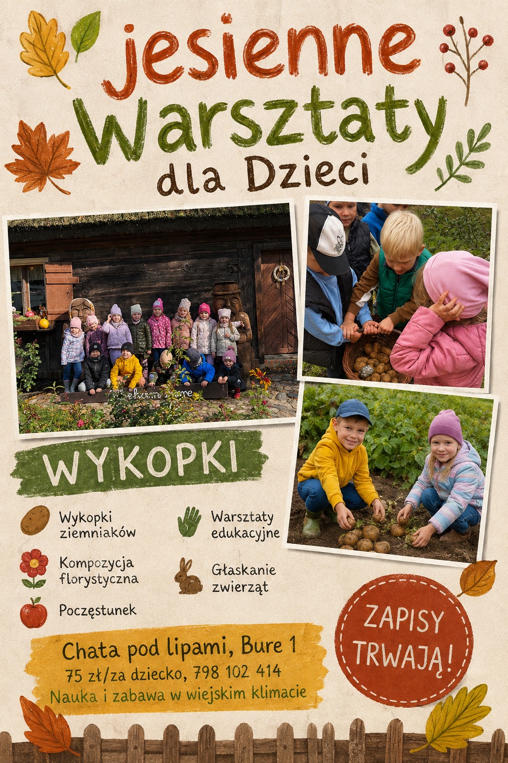 Plakat warsztatu Wykopki